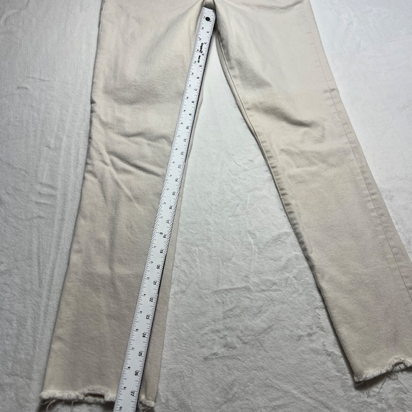 High Rise Cream Jeans - Picture 9 of 9